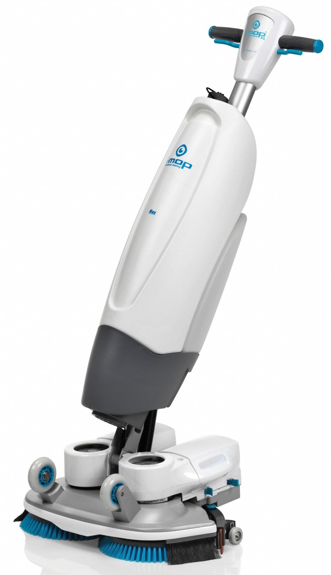 TENNANT Walk Behind Floor Scrubber, Micro, Deck Style Disc, 0.33 hp, 18 in Cleaning Path