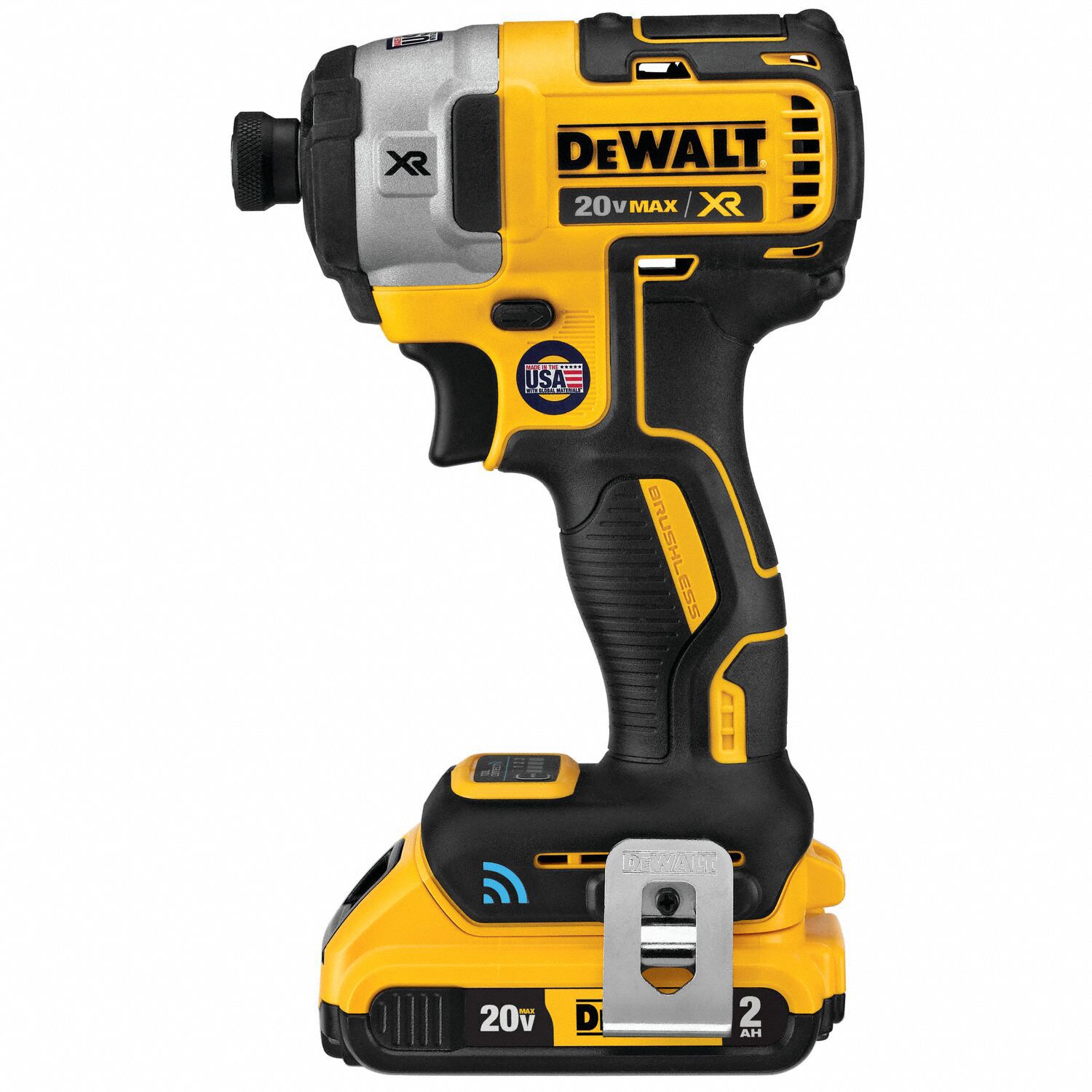 DEWALT Cordless, Impact Driver, 1/4 in Hex, 20V DC, 1,825 inlb Max