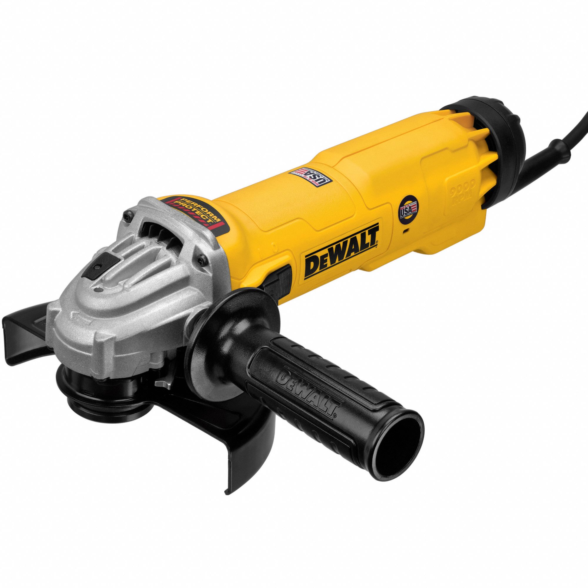 DEWALT Corded, Angle Grinder, 6 In, 13 A, 9,000 RPM, Type 1, Type 27 ...