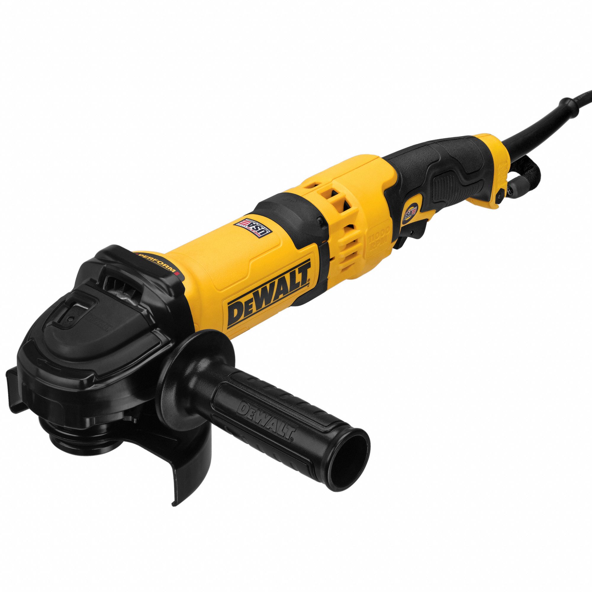DEWALT Angle Grinder, 5 in, 6 in Wheel Dia., 13 Amps, 120V AC, 9,000
