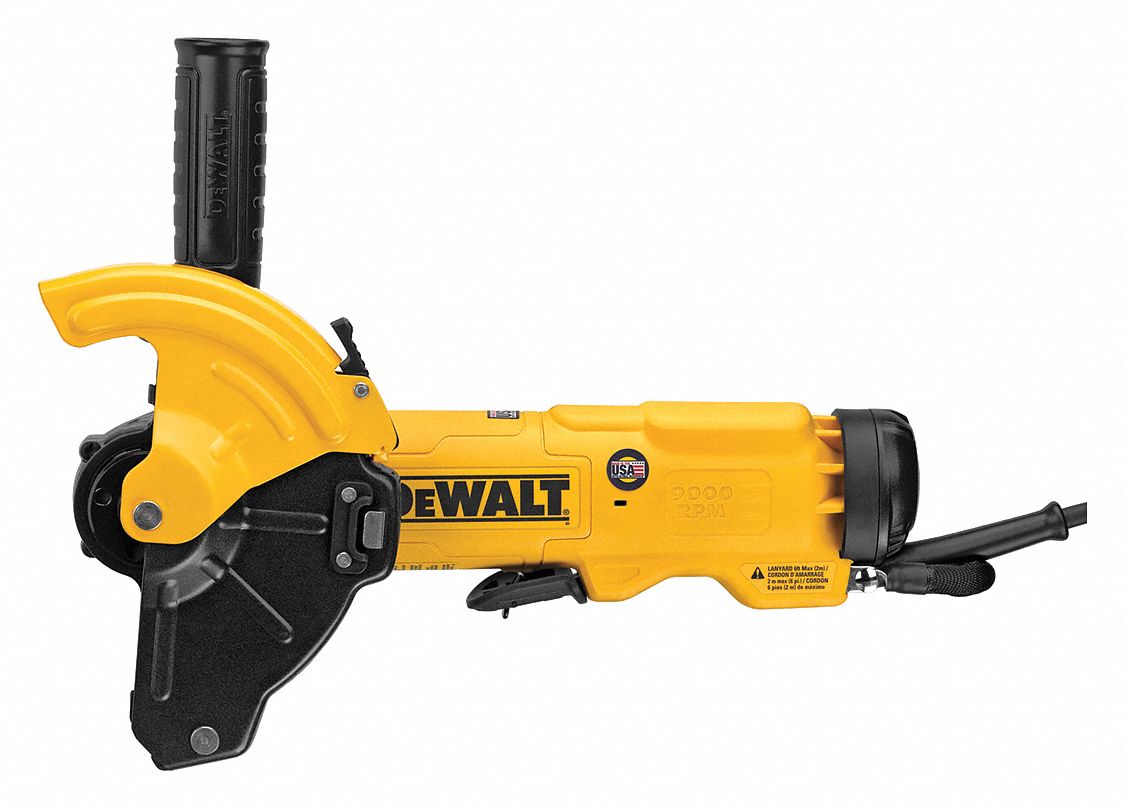 DEWALT, 13 A, 9,000 RPM Max. Speed, Angle Grinder 54DD36DWE46144N