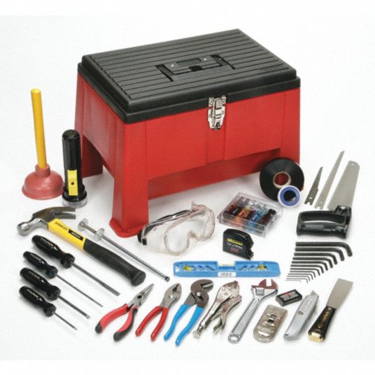 Buy online Enegyz 5 in 1 Power tools set kit plastic box with