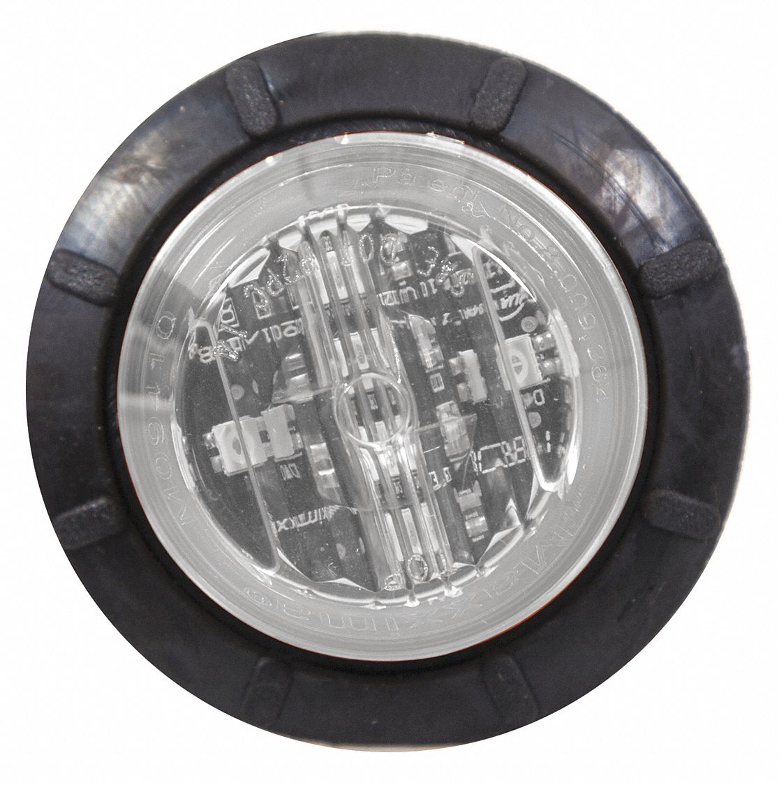 LOW PROFILE COURTESY LIGHT, COURTESY LIGHT, LED, CLEAR/WHITE, ROUND, 12.8V DC, WIRE HARNESS