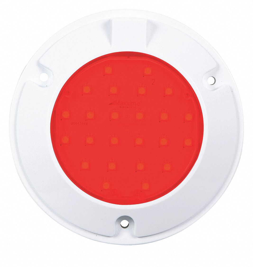 MAXXIMA, Round, 12.8V DC, Dome Light 54DE35M84435RW Grainger