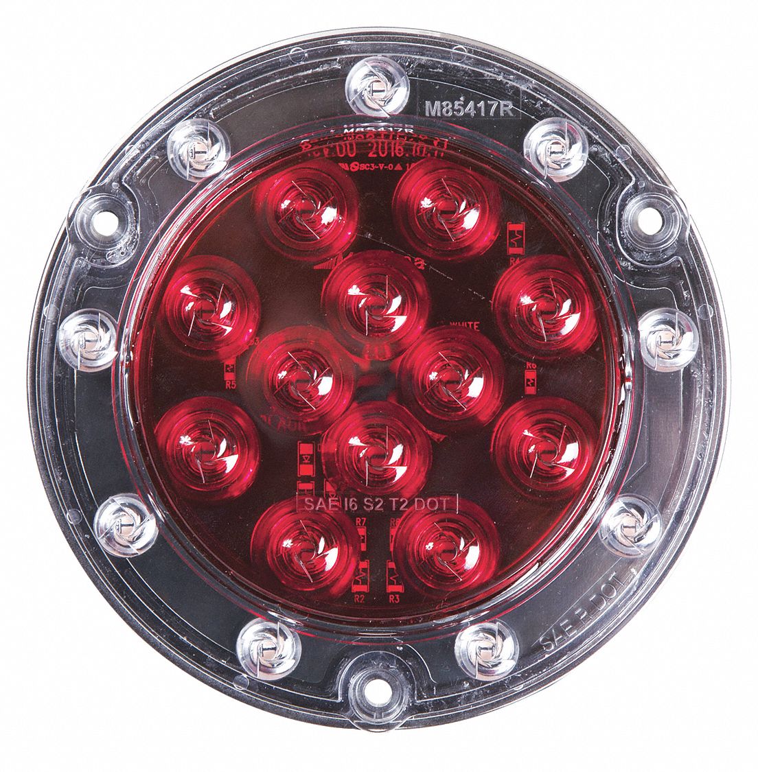 STOP/TAIL/TURN/BACK-UP LIGHT,ROUND,RED