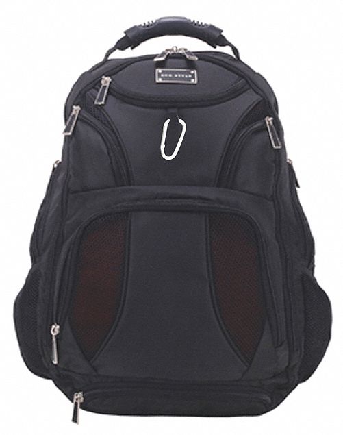 Laptop Backpack: Fits Laptop Up to 16 in and 10 in Tablet, Polyester, 21 in Lg, 7 in Dp