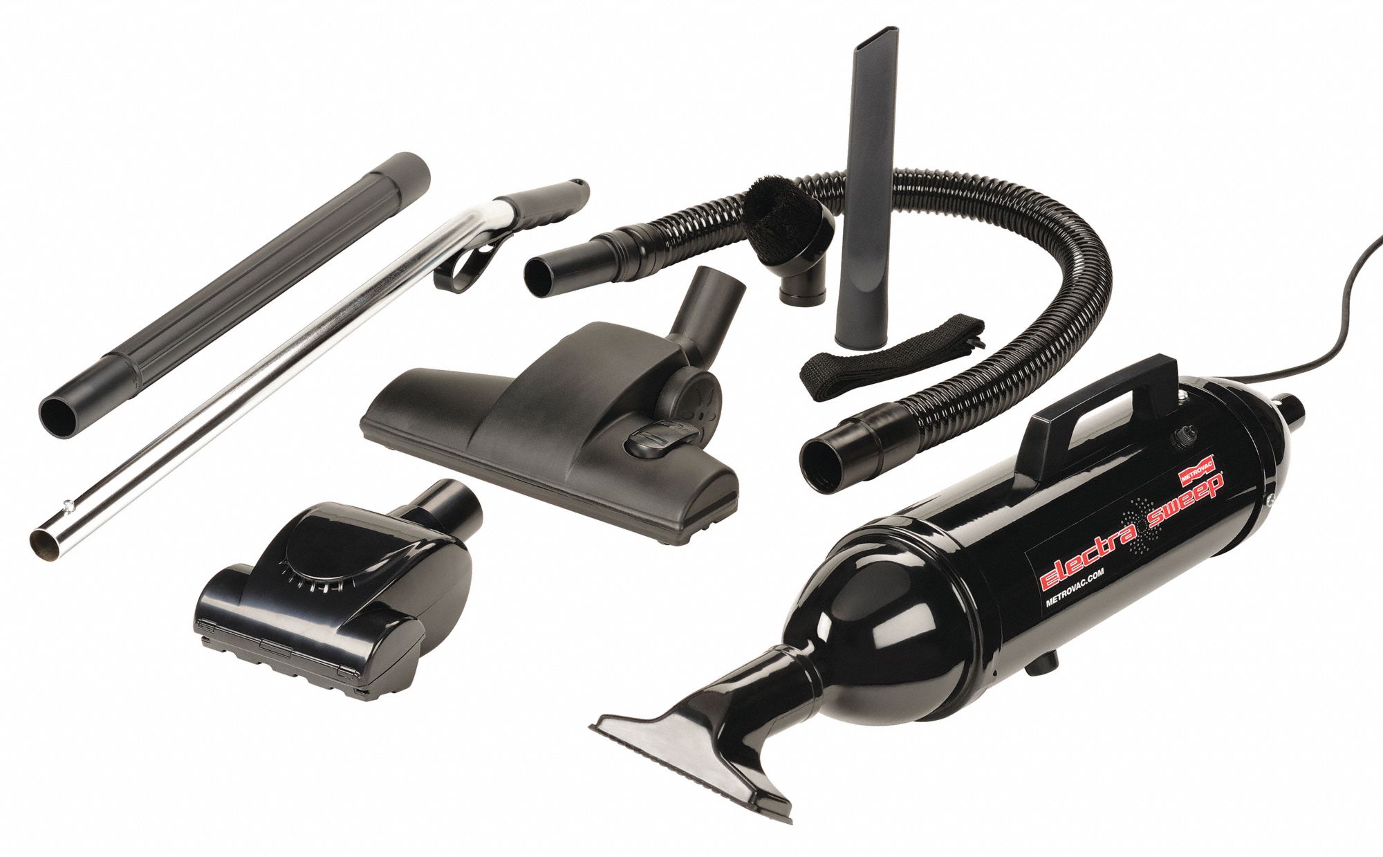 METROVAC Upright Vacuum, Disposable Bag, 5 1/2 in Cleaning Path Width