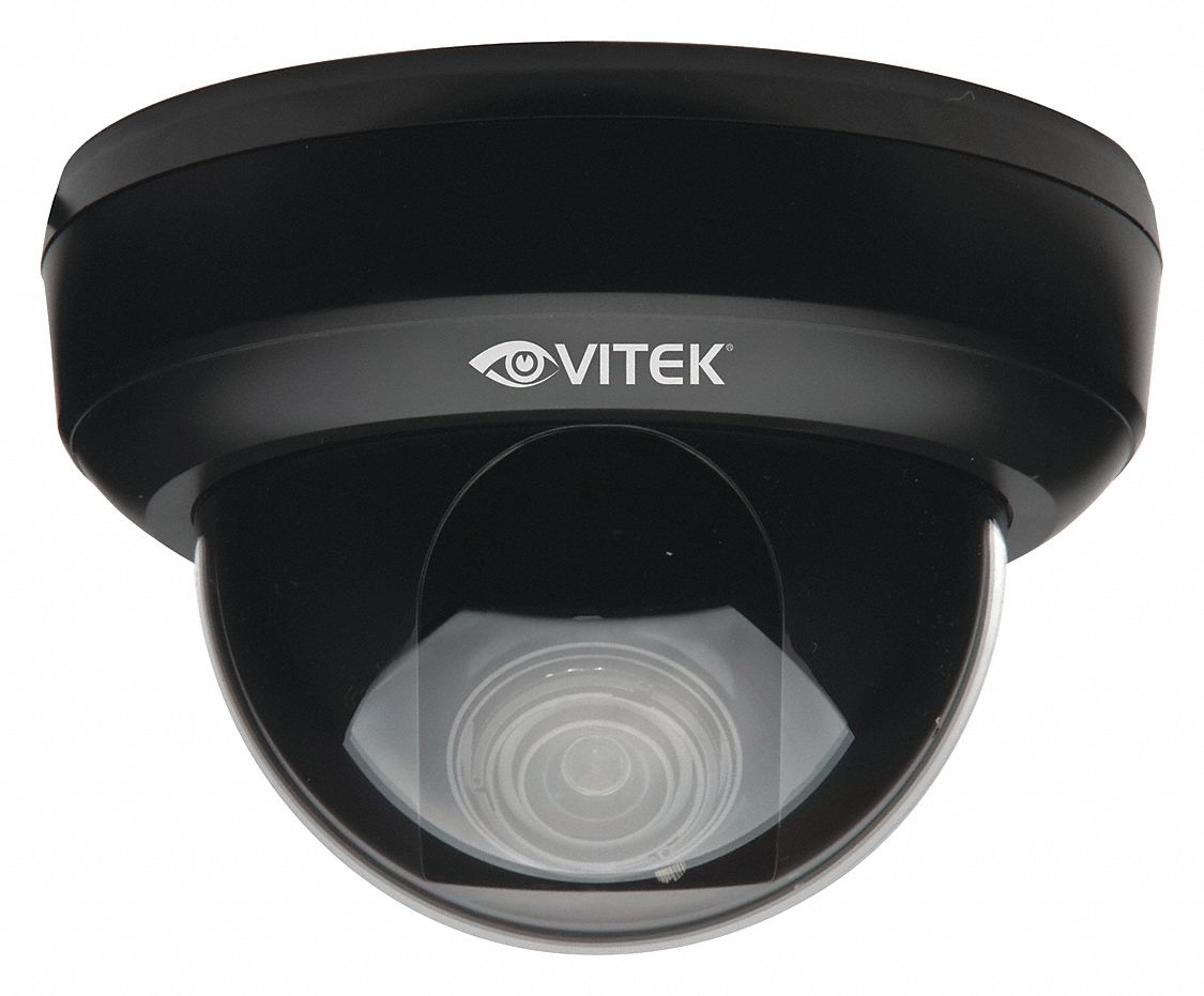 VITEK Camera, Dome, Auto Iris Varifocal Lens, Voltage 12V DC/24V AC