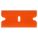 LAME GRATTAGE,ORANGE,PLASTIQUE,PQ100
