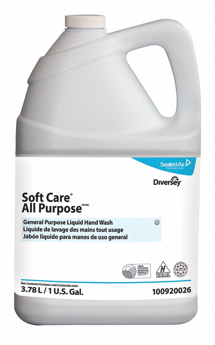 Liquid Hand Soap Bottle 1 gal PK4