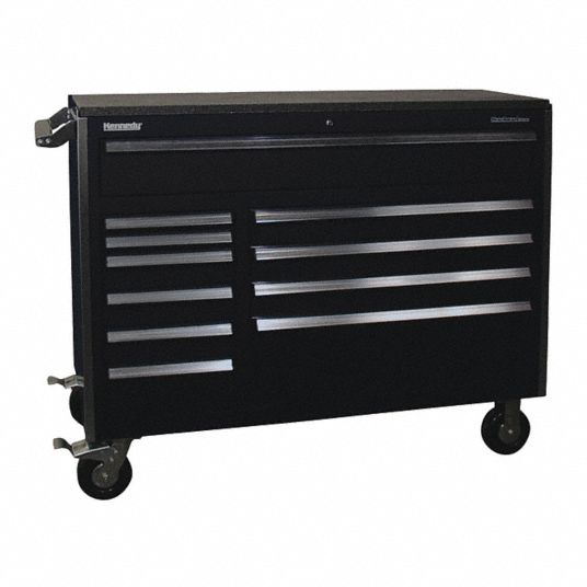 KENNEDY Black Heavy Duty Tool 43 1/8 in H X 53 in W X 24 in D, Number of Drawers 11