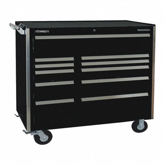 KENNEDY Black Heavy Duty Tool 43 1/8 in H X 46 in W X 24 in D, Number of Drawers 11