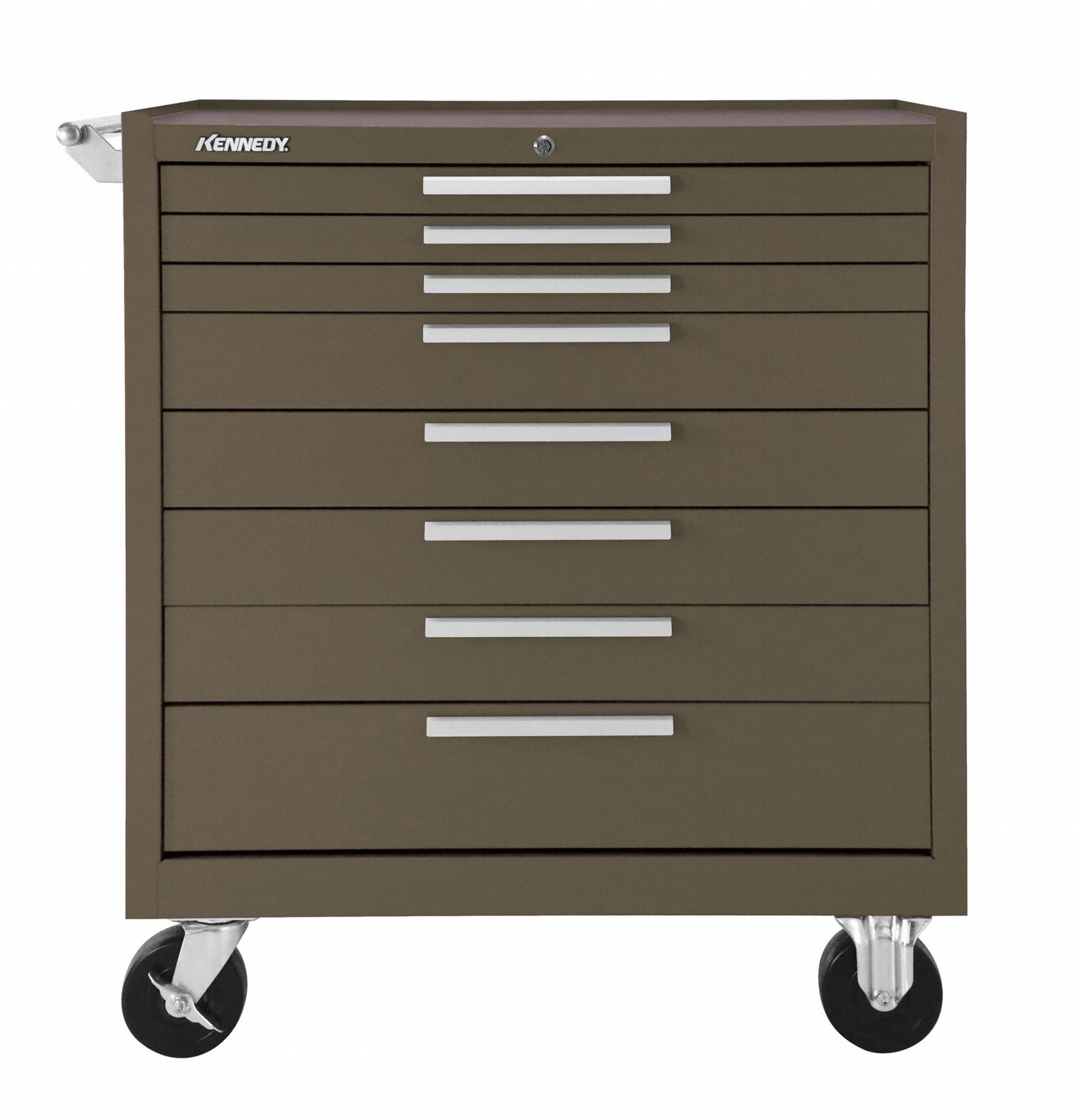 KENNEDY Matte Brown, Heavy Duty, Rolling Tool 34 in Overall