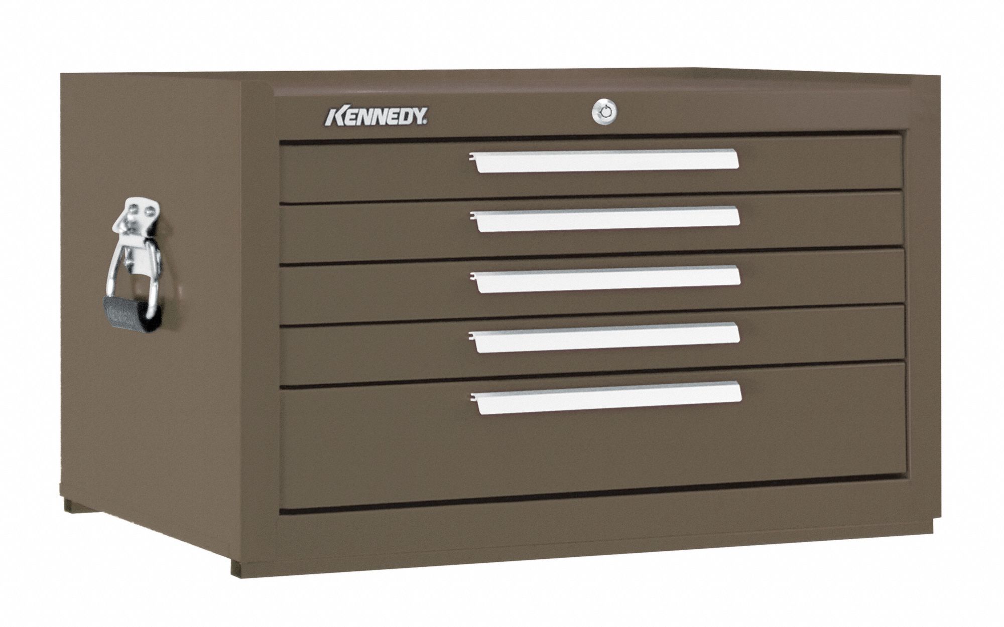 KENNEDY Top Chest Matte Brown, 27 in W x 18 in D x 16 1/2 in H, Brown