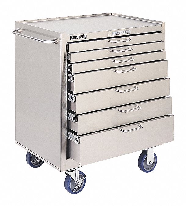 Kennedy Stainless Steel Heavy Duty Tool Cabinet 35 5 16 H X 29