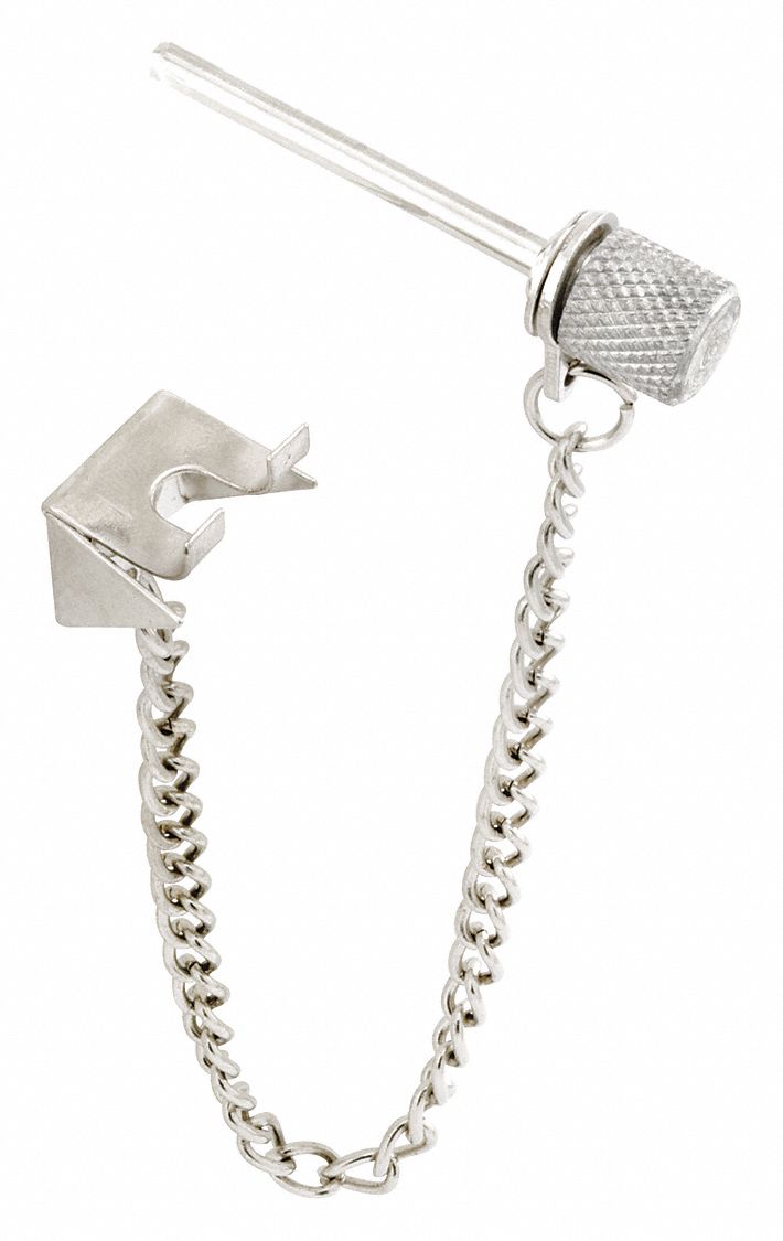 PRIMELINE Window Lock, Safety Clip, Steel 54DN67S 4071 Grainger