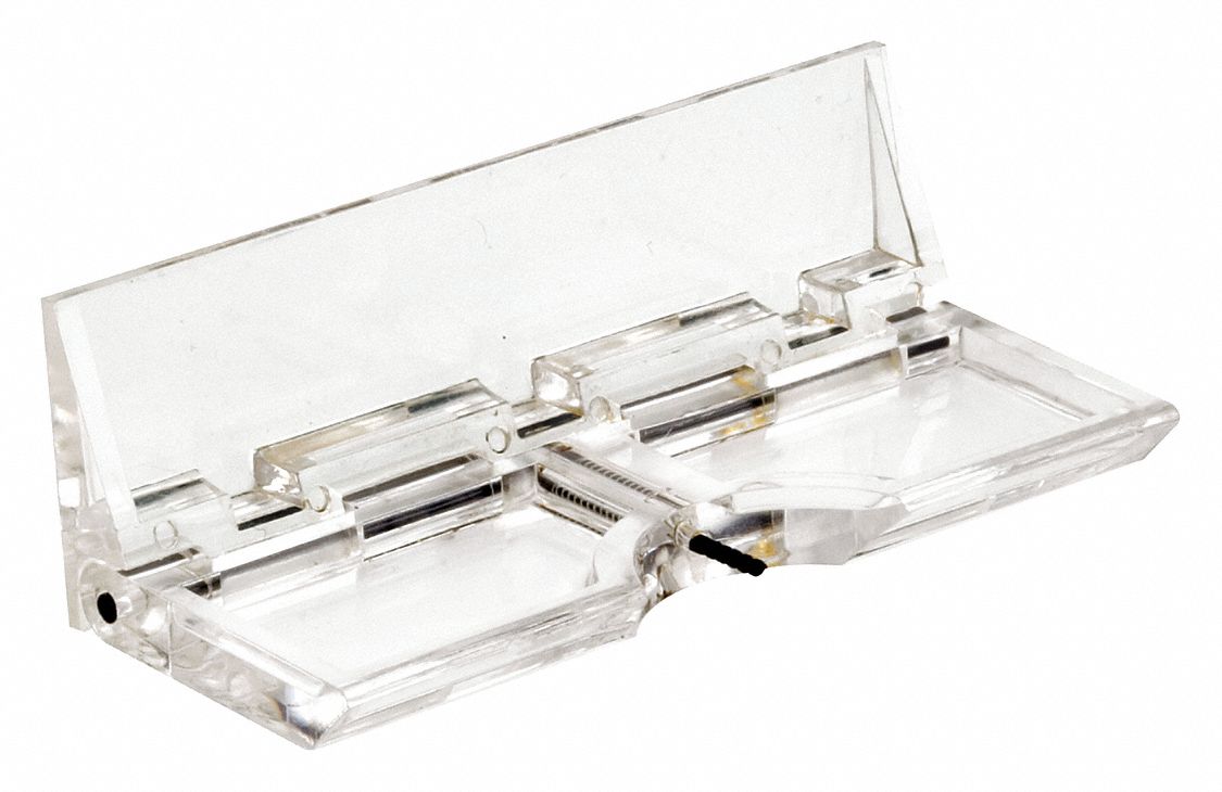 Sliding Door Lock: 3 1/16 in Lg, 1 1/4 in Wd, 1 1/4 in Ht, 1 PR