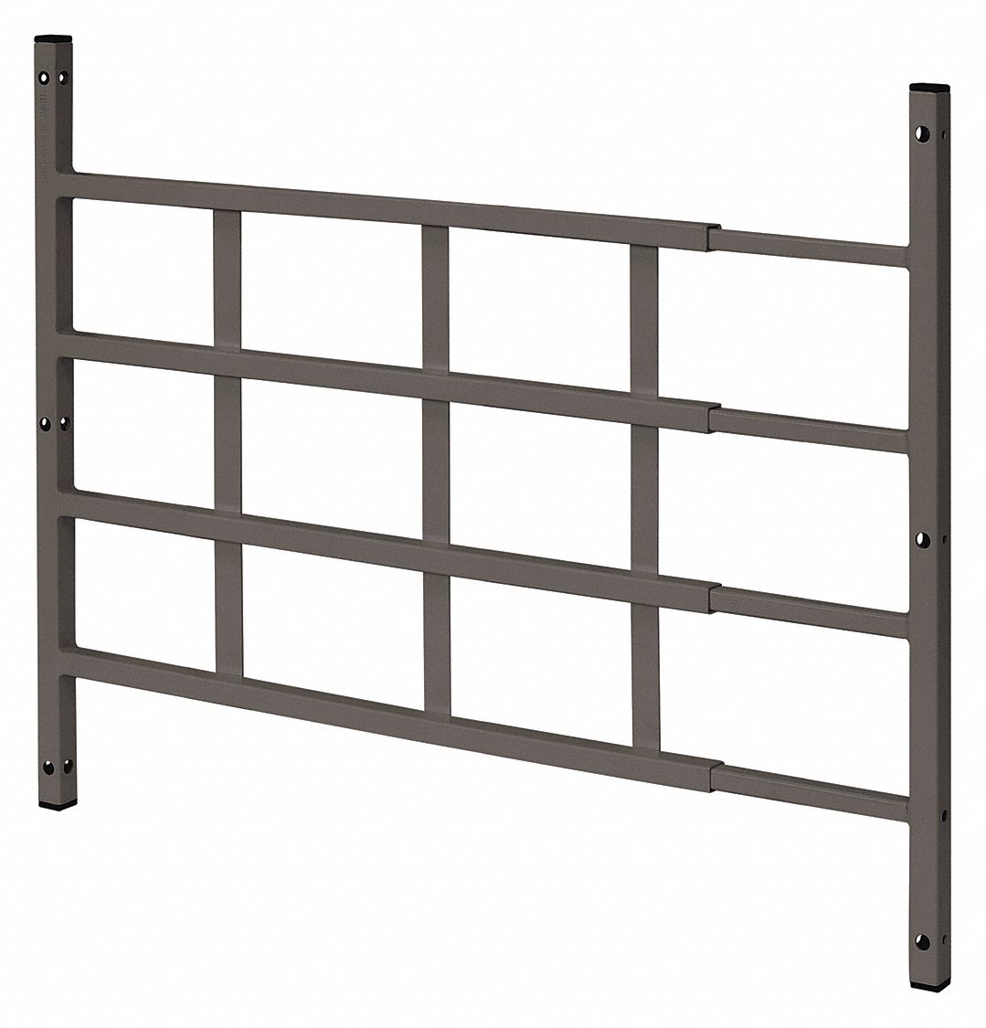 Window Security Guard: Fixed, 23 1/2 in to 38 in, 21 1/4 in Ht, 4 Bars, Bronze