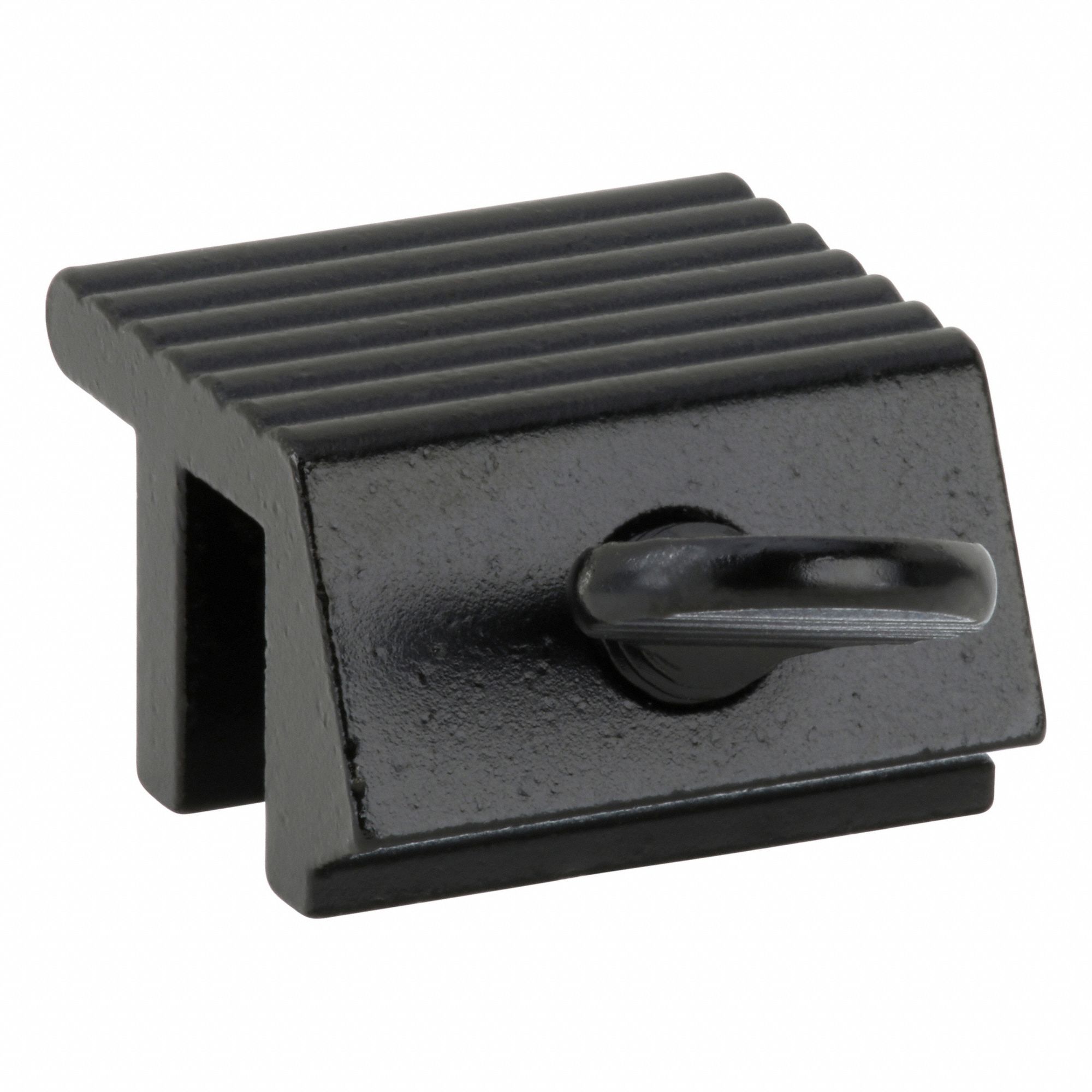 Window Lock: Clamp Lock, Handle Included, Non-Handed, 1/2 in Overall Lg, Sash, Bronze