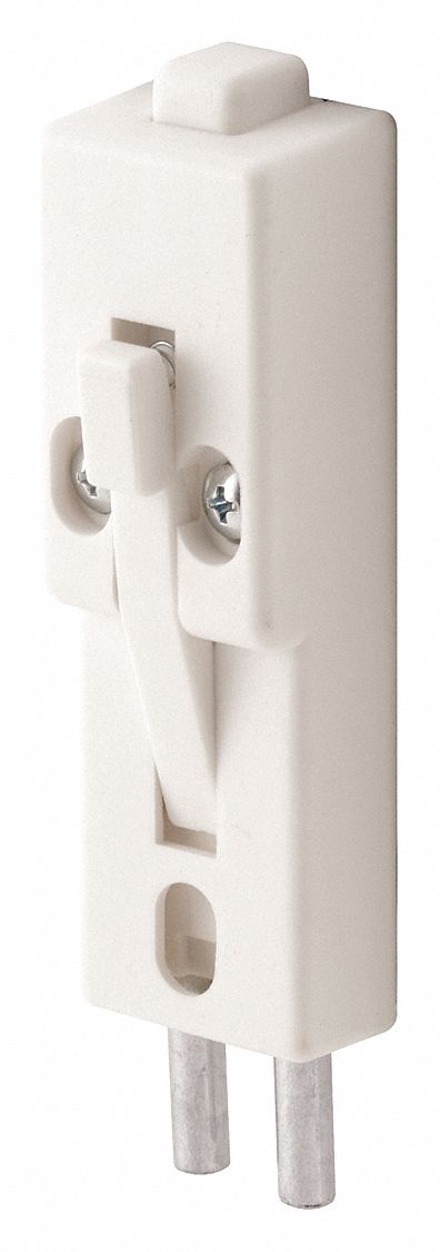 Sliding Door Lock: 1 1/4 in Lg, 1 1/4 in Wd, 4 in Ht
