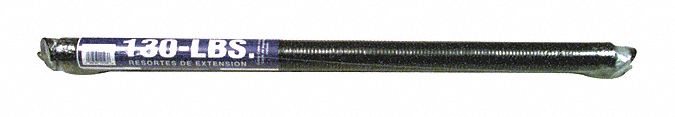 Garage Spring: Carbon Steel, 0.156 in Wire Dia, 1 5/16 in Outside Dia, 175 Coils