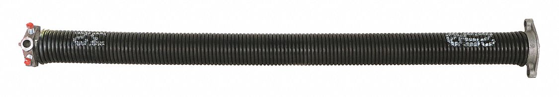 Garage Spring: Steel, 0.25 in Wire Dia, 2 1/4 in Outside Dia, 180° Deflection Angle