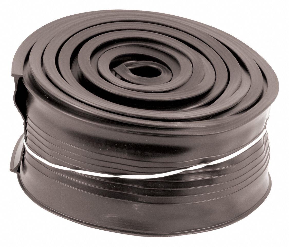 Garage Door Seal: Flat Insert, 16 ft Lg, 3 1/2 in Wd, 3 1/2 in Ht