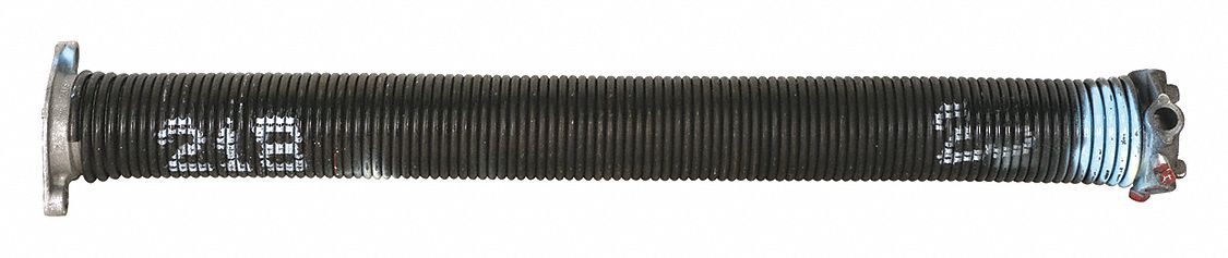 Garage Spring: Steel, 0.218 in Wire Dia, 2 7/16 in Outside Dia, 180° Deflection Angle