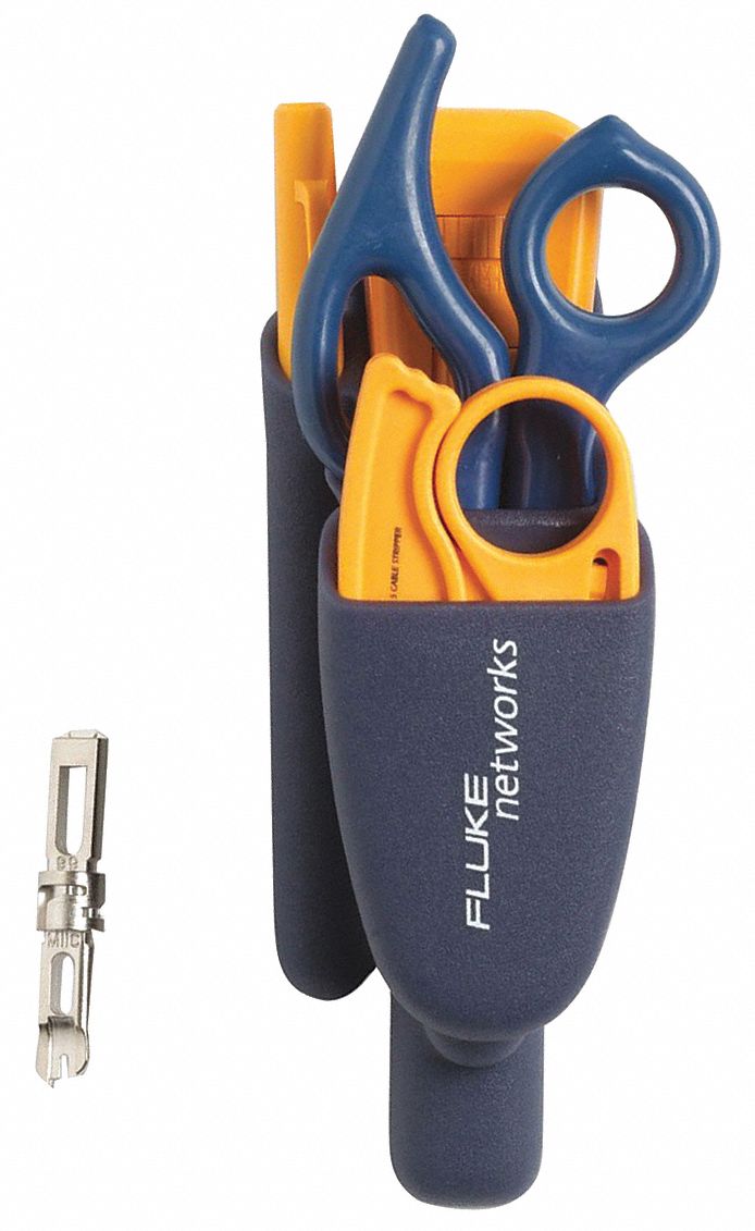 FLUKE NETWORKS Punch Down Tool Kit, Blade Type 110/66, Manual 54DV56