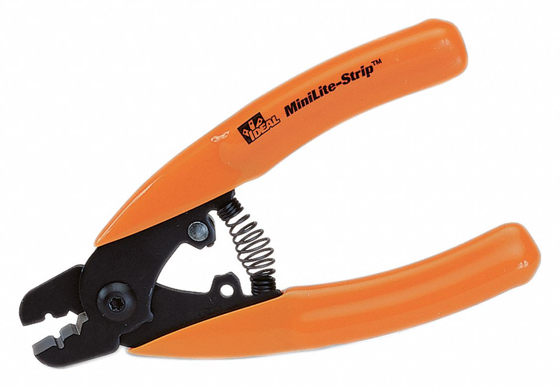 CABLE STRIPPER, 5 1/4 IN OVERALL L, CUT, STANDARD CUSHION GRIP, LESS THAN 6 IN, 45-352