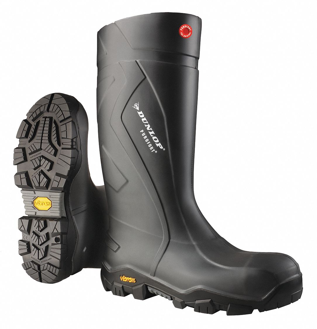 DUNLOP Work Boots, Knee, Polyurethane 