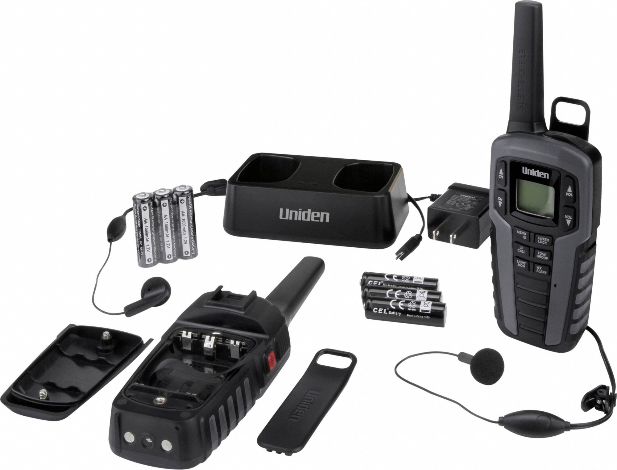 UNIDEN Handheld Portable Two Way Radio, Uniden SX, 22, FRS/GMRS, Analog