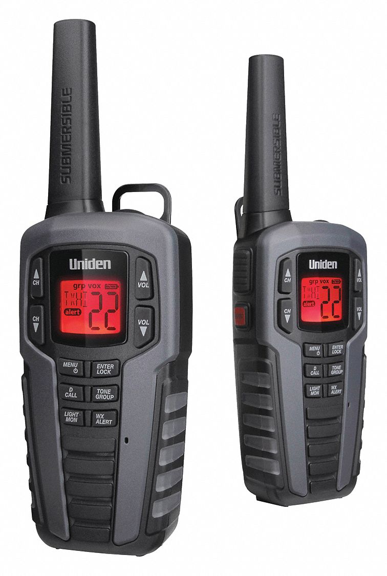 UNIDEN Handheld Portable Two Way Radio, Uniden SX, 22, FRS/GMRS, Analog