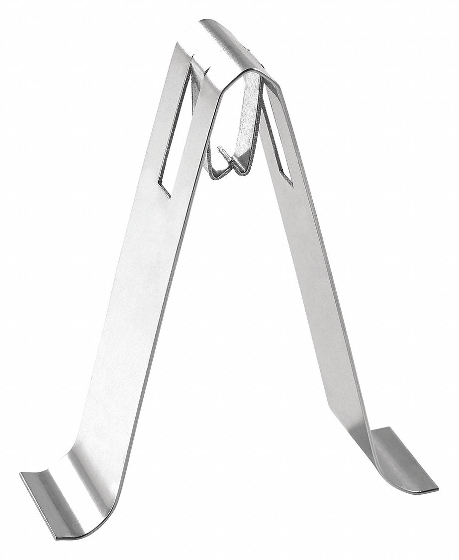 ARMSTRONG CEILING & WALL SOLUTIONS Ceiling Tile Hold Down Clip,Silver,CA100  - AWIPMHDCA