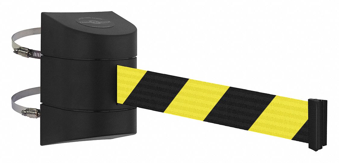 Barrier Post, Plastic Post, Black Finish