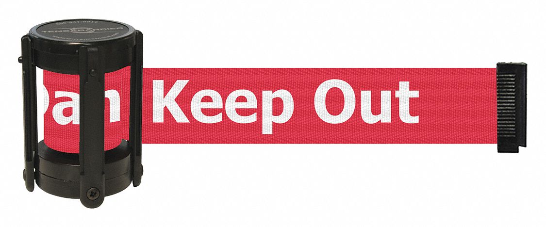 Barrier Post, Plastic Post, Black Finish