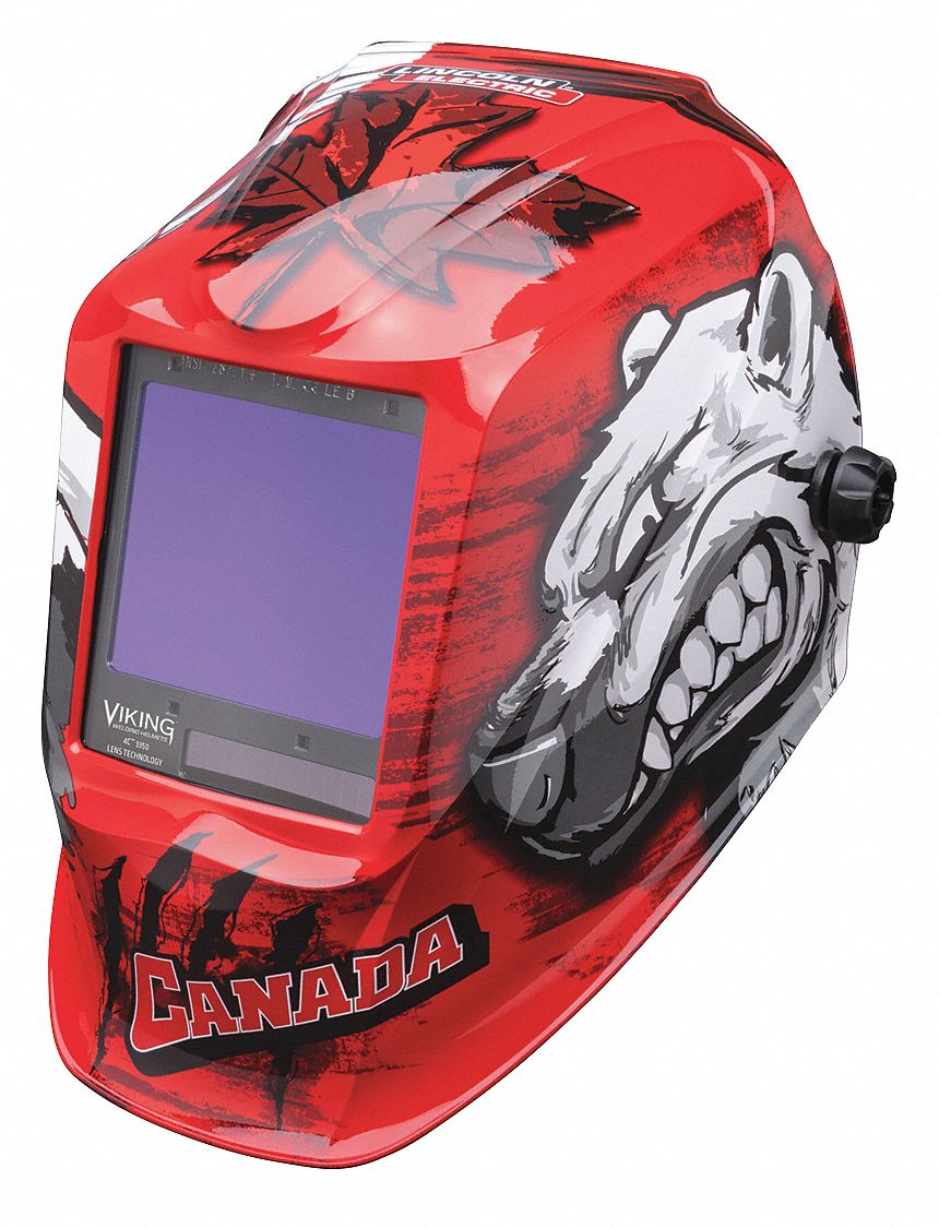 WELDING HELMET,DIGITAL,BLACK,GRAY,RED