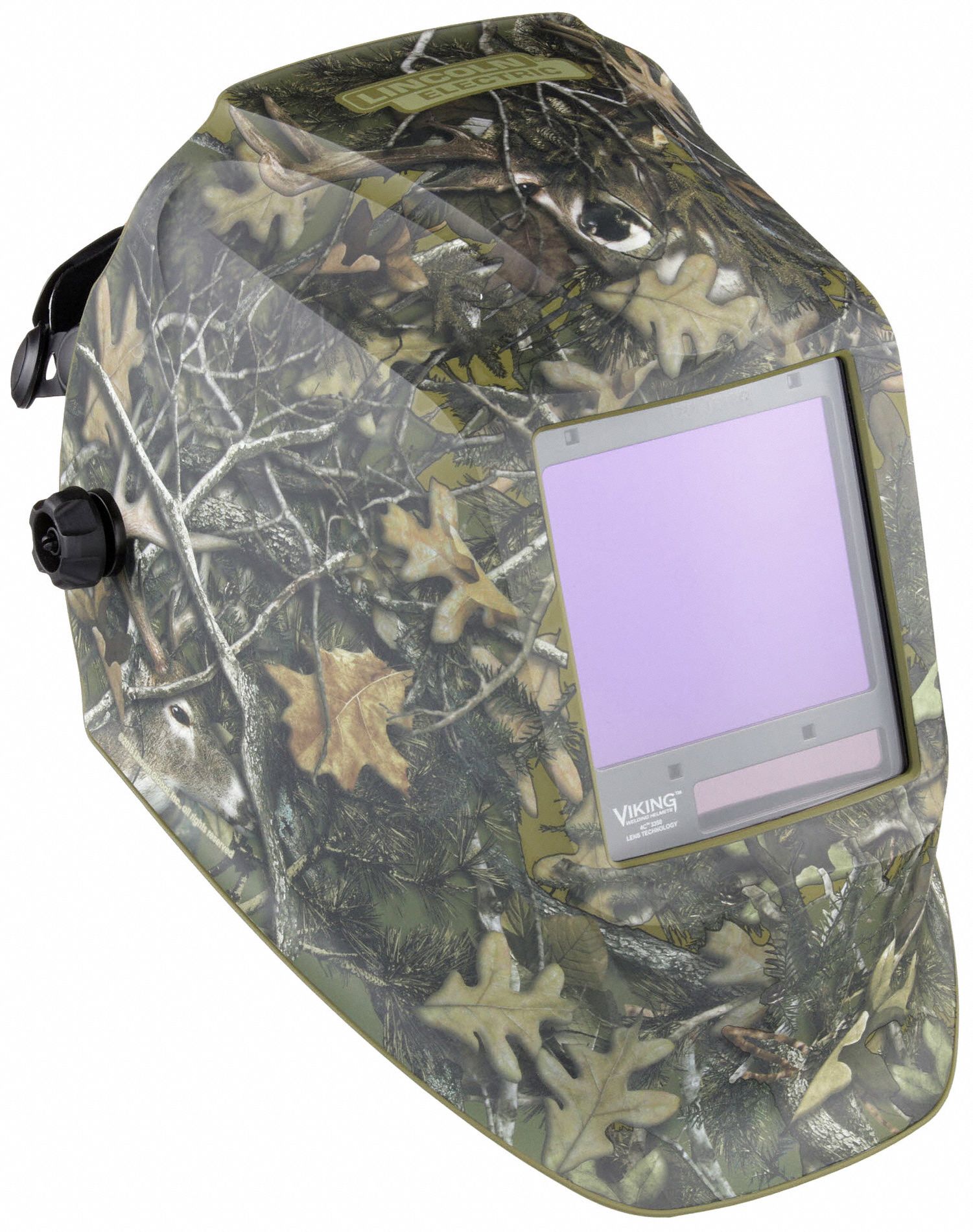 Welding Helmet: Auto-Darkening, 4 Arc Sensors, Graphics, Camouflage, W5 to W13