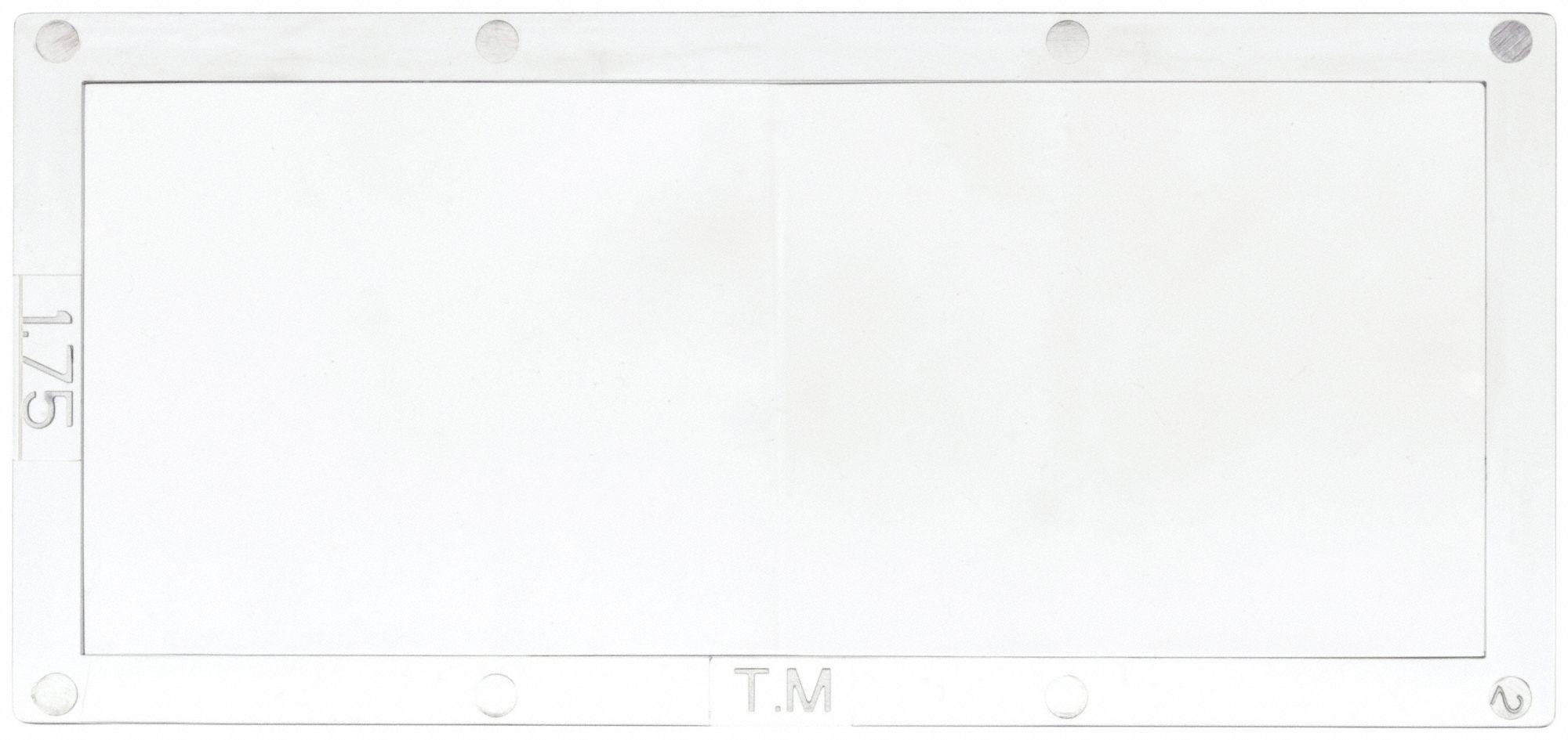 Cheater Lens Kit: Viking(Tm) Series Helmets, +1.75, Clear, W3, 4 1/4 in Plate Lg