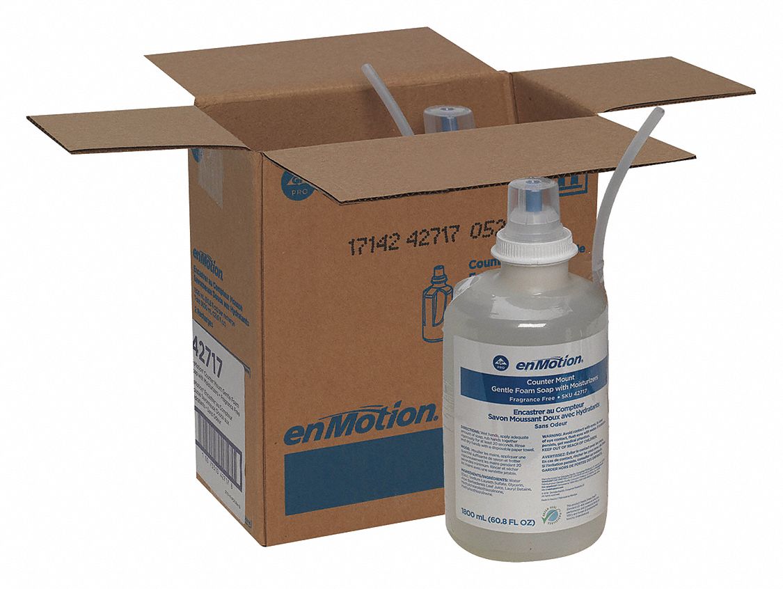 Hand Soap: Series enMotion, 1, 800 mL, Foam, Fragrance Free, 2 PK