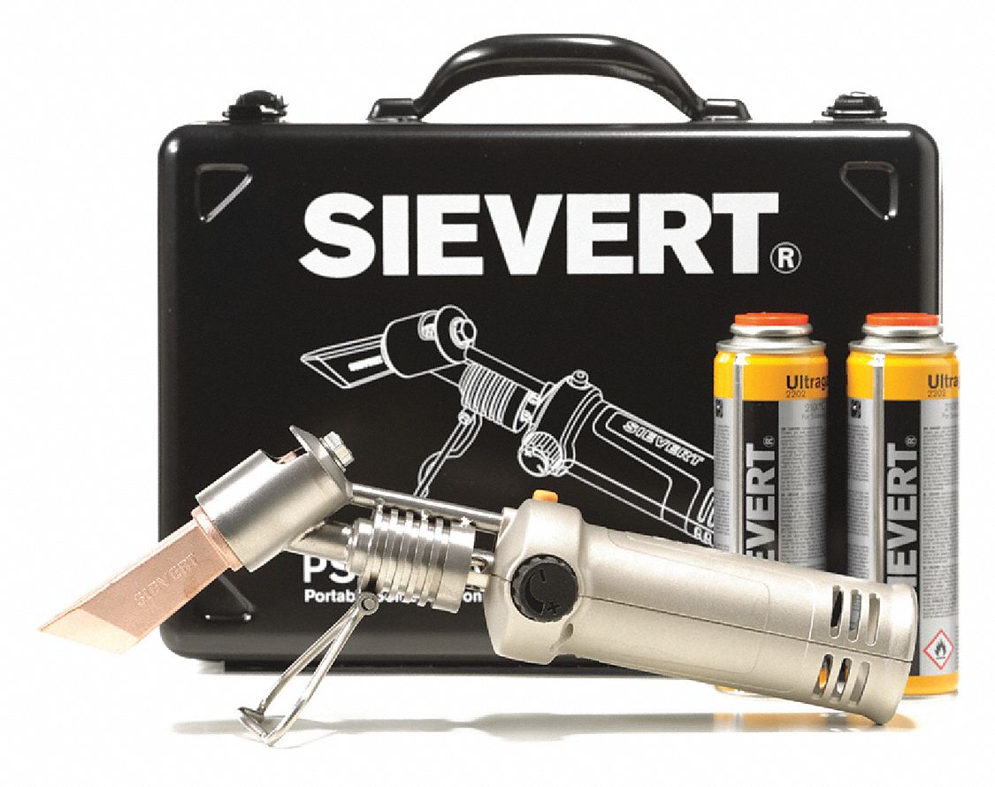 SIEVERT Butane Soldering Kit; For Soldering 54EG17338093 Grainger