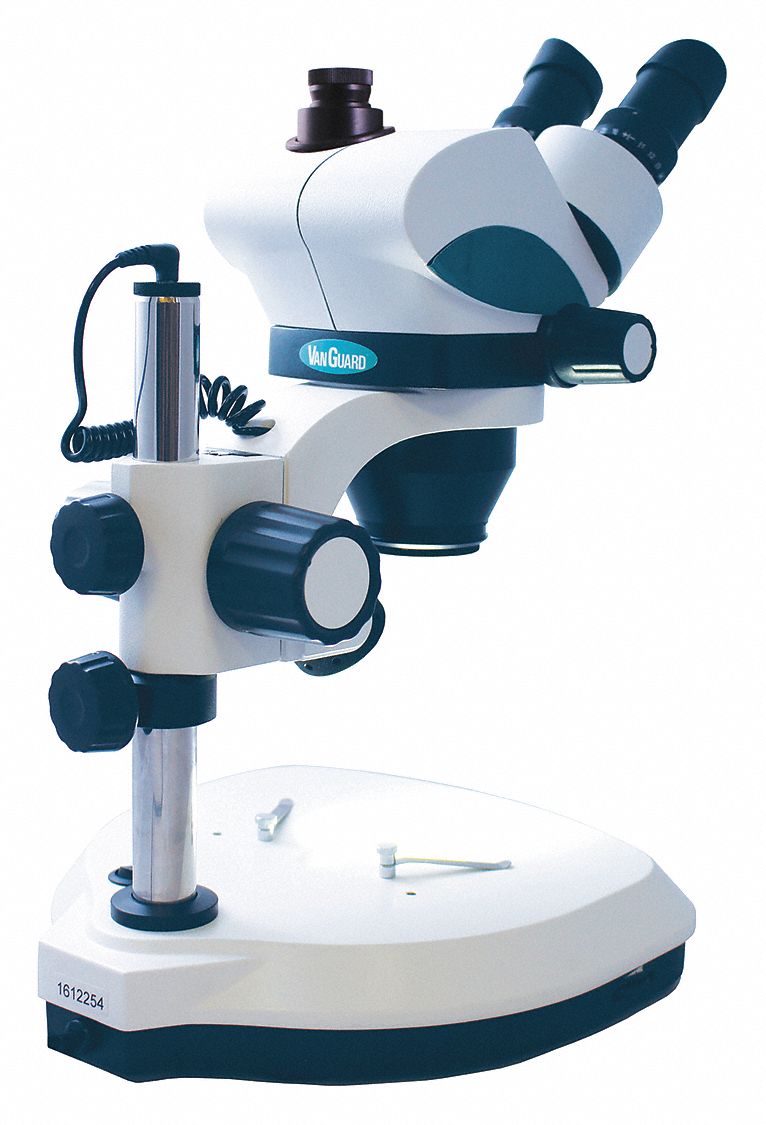 Vanguard Microscope Trinocular 0 7x To 4 5x Optical Magnification Light Source Led Stereo 54ej55 1372z Grainger