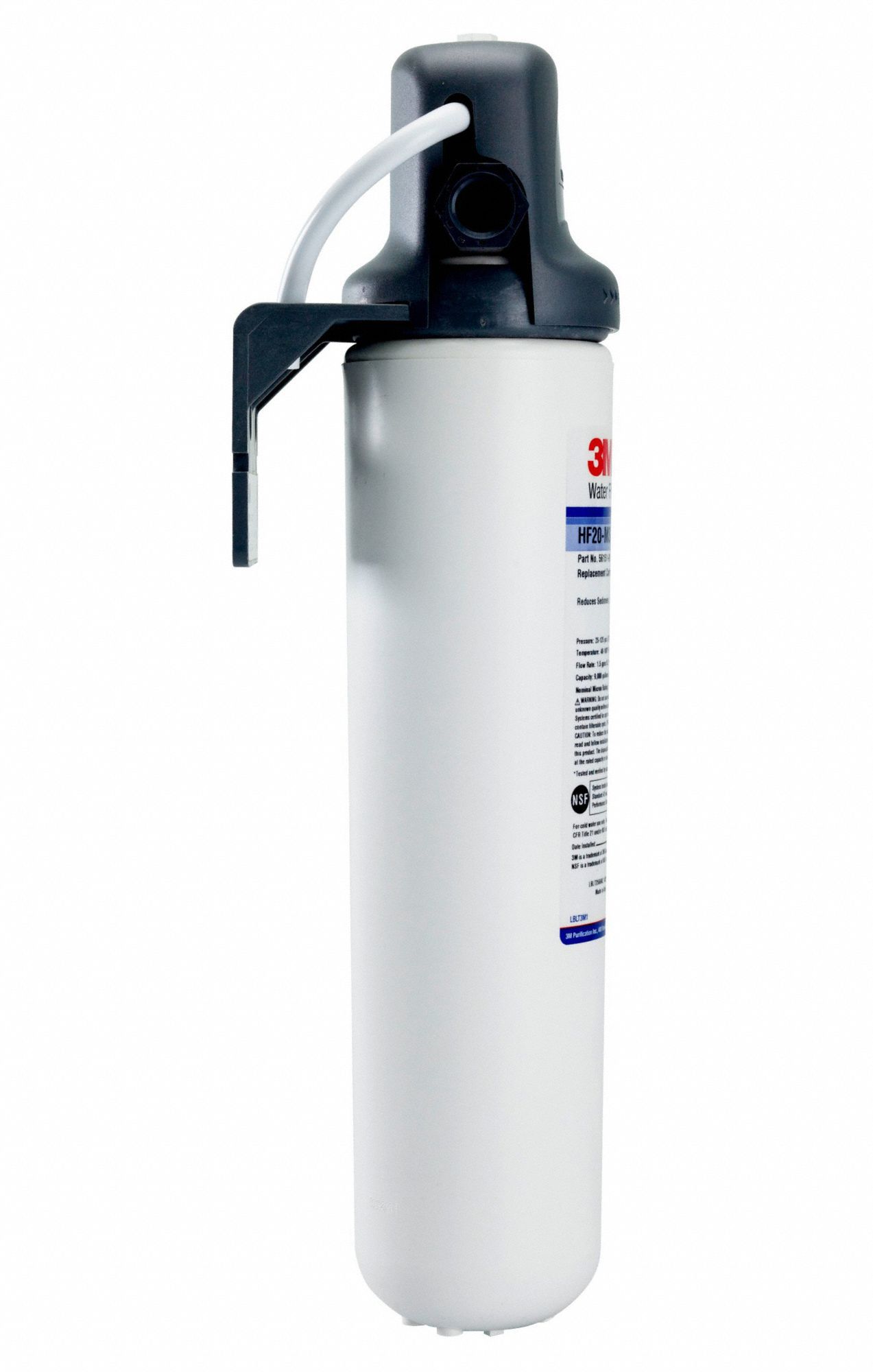 Water Filtration System: 0.5 micron, 1.5 gpm, 15 1/2 in Overall Ht