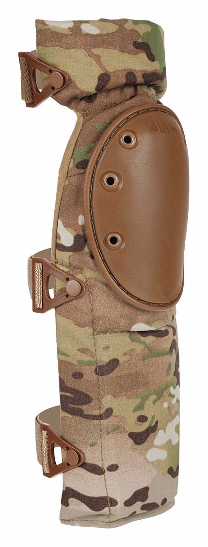 ALTA Flexible 3-Strap Knee Pads w/Shin Guards, Multicam Camo, Universal