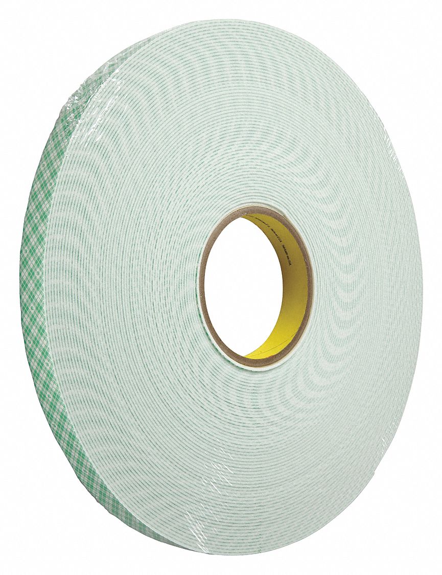 3M Tape Type Double-Sided Foam Tape, Tape Brand 3M, Series 4026, Imperial Tape Length 5 yd 