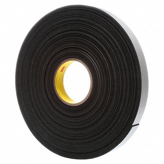 Continuous Roll, Black, Foam Tape - 54EN75|4516 - Grainger