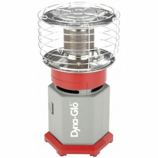 DYNA-GLO, 10,000 BtuH Heating Capacity Output, 250 sq ft Heating Area,  Portable Gas Tabletop Heater - 54EP07|HA1360R - Grainger