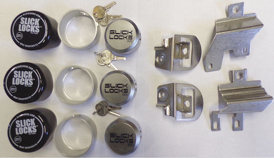SLICK LOCKS Vehicle Lock Kits, Door Type Rear and Hinge Side Door