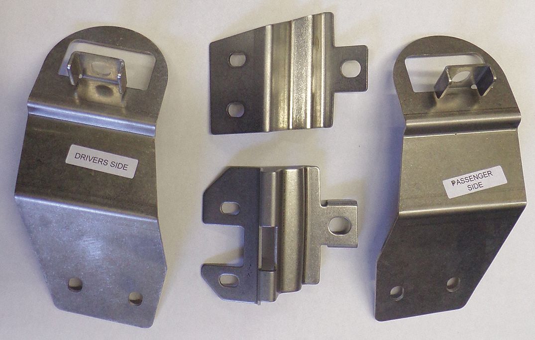 SLICK LOCKS Vehicle Bracket Kits, Door Type Double Sliding Door