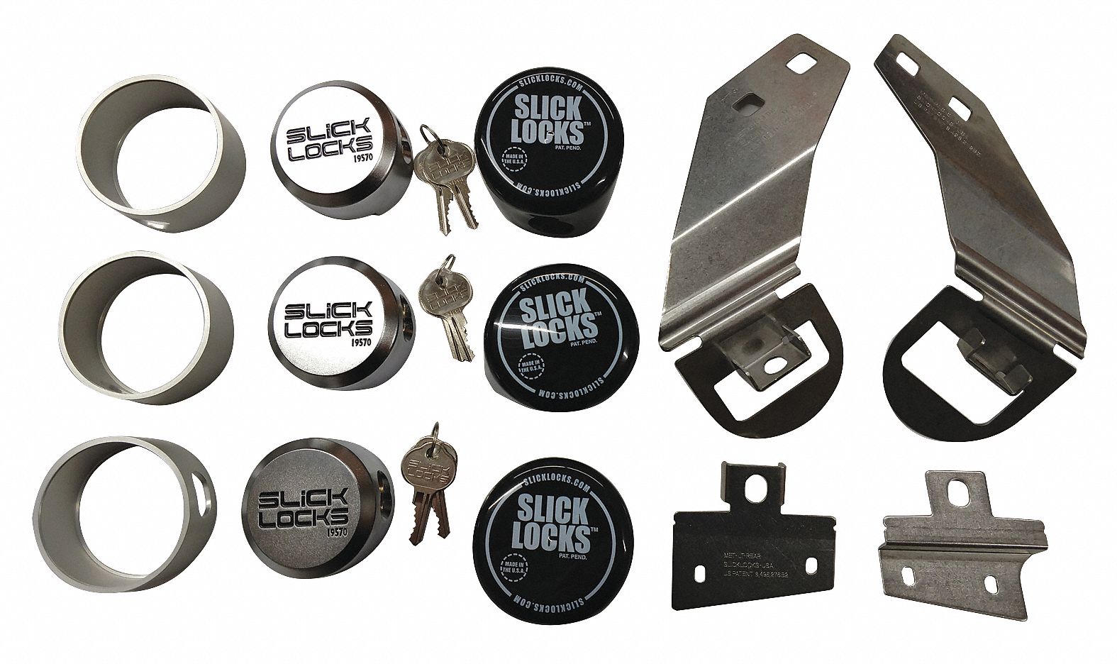 Vehicle Lock Kits: Mercedes Metris Double Side Slider Turn Key Kit, 4 Parts Included